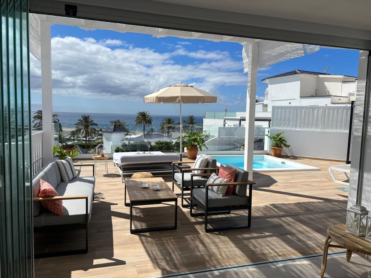 Pasitoblanco Porto Mare 7 Seaview Villa Private Heated Pool Pasito Blanco Exterior foto